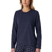 Schiesser Mix and Relax Cotton Longsleeved Shirt Mörkblå bomull 46 Dam