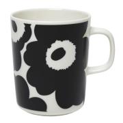 Marimekko - Unikko Mugg 25 cl Svart/Vit