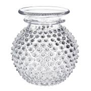 Klimchi - Hobnail vas med kant 18 cm crystal