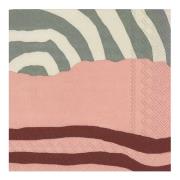 Marimekko - Servett Vuosirenkaat 33x33 cm Beige, grön, rosa