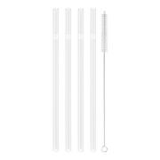 Zwilling - Sorrento Glassugrör+Rengöringsborste 4-pack Transparent