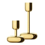 iittala - Nappulajlustake Gåvoset 2-pack Mässing