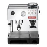 La Pavoni - La Pavoni Kombinerad Manuell Kaffemaskin med Kvarn Rostfri...