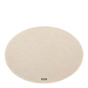 Ziczac - Nuno Bordstablett Rund 45 cm Beige