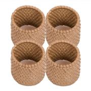 Ziczac - Rattan Servettring 4,5 cm 4-pack Beige