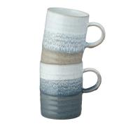 Denby - Mugg 40 cl 2-pack Taupe/Slate