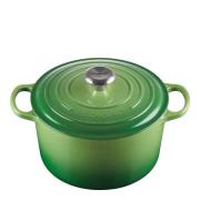 Le Creuset - Signature Gjutjärnsgryta rund 24 cm 5 L Bamboo