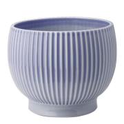 Knabstrup Keramik - Ytterkruka Räfflor 16,5 cm Lavendelblå