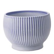 Knabstrup Keramik - Ytterkruka Räfflor 14,5 cm Lavendelblå