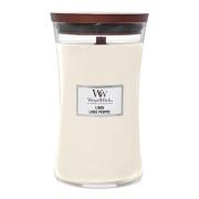 WoodWick - Hourglass doftljus stor linen