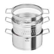 Tefal - Nordica ångkastrull med ånginsats + lock 5,2 L 24 cm