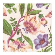 Caspari - Porcelain Blooms servett 40x40 cm 20-pack multi