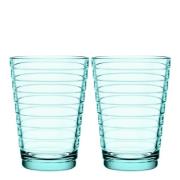 iittala - Aino Aalto Glas 33 cl 2-pack Vattengrön