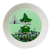 Moomin Arabia - Mumintallrik 19 cm Snusmumriken Grön