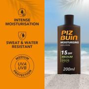 Piz Buin Moisturising Sun Lotion – Medium SPF 15 200 ml