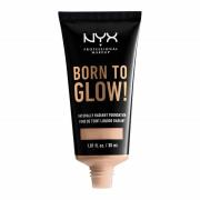 NYX Professional Makeup Born to Glow Naturally Radiant Foundation 30ml...