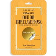 Kocostar Premium Gold Foil Triple Layer Mask 34 g