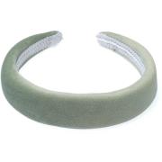 Dark Velvet Hair Band Broad Aqua Green