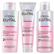 L'Oréal Paris Elvital Trio Shampoo 200 ml, Conditioner 150 ml & Rinse-...