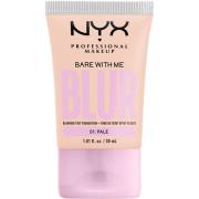 NYX Professional Makeup Bare With Me Blur Tint Foundation PALE 01 - 30...