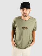 Welcome Shell Garment Dyed Knit T-Shirt olive