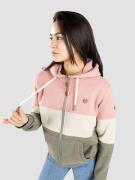 Kazane Diana Hoodie med Dragkedja old rose feathgr beetle