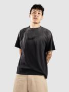 Welcome Vamp Garment Dyed Enzyme Washed Knit T-Shirt black