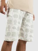 Denim Project Printed Linen Long Shorts objects print