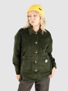 Passenger Flint Recycled Courduroy Overshirt Jacka fir tree