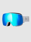 Red Bull SPECT Eyewear Fink White Goggle smoke with blue