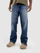 Urban Classics Heavy Ounce Straight Fit Zipped Jeans new midblue washe...