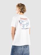 Fat Moose Danger Dog T-Shirt white