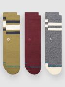 Stance Icon Mixed 3 Pack Strumpor chive