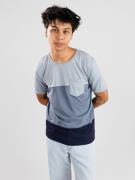 Kazane Erik T-Shirt dusty blu china blu peac