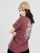 Volcom Truly Ringer T-Shirt burgundy