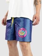 Killer Acid Cat Hologram Shorts pink and blue iridescent