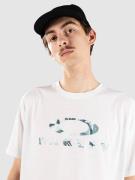 Oakley Bark Sun T-Shirt white