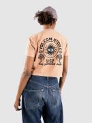 Volcom Dial Crop T-Shirt sand brown