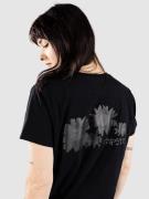 Empyre Grunge Flowers T-Shirt washed out black