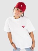 Carhartt WIP Heart Patch T-Shirt white/red