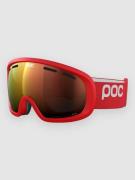 POC Fovea Mid Prismane Red Goggle partly sunny orange