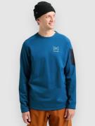 Burton AK Baker Stretch Fleece Crew Tröja blue teal