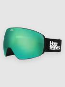 Horsefeathers Scout Black Goggle mirror green