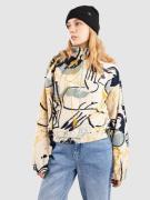 Iriedaily Arkta Teddy Troyer Hoodie med Dragkedja offwhite