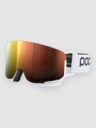 POC Nexal Mid Hydrogen White Goggle Partly Sunny Orange