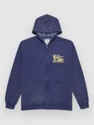 DC Parts Dep Hoodie med Dragkedja estate blue
