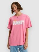 Roxy Sunnyoversize Easy T-Shirt pink cosmos