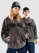 Vitriol Death Grip Hoodie med Dragkedja dark gray