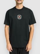 RVCA Roses Poster T-Shirt black