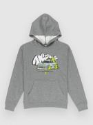 DC Tire Fire Kids Hoodie dark grey heather
